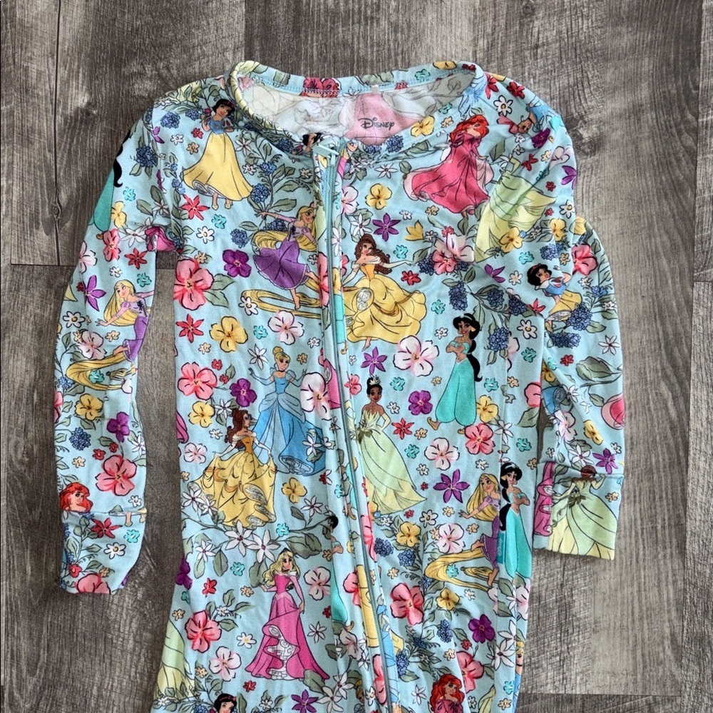 Disney Kids Princess One Piece Footie 3T - Picture 3 of 6